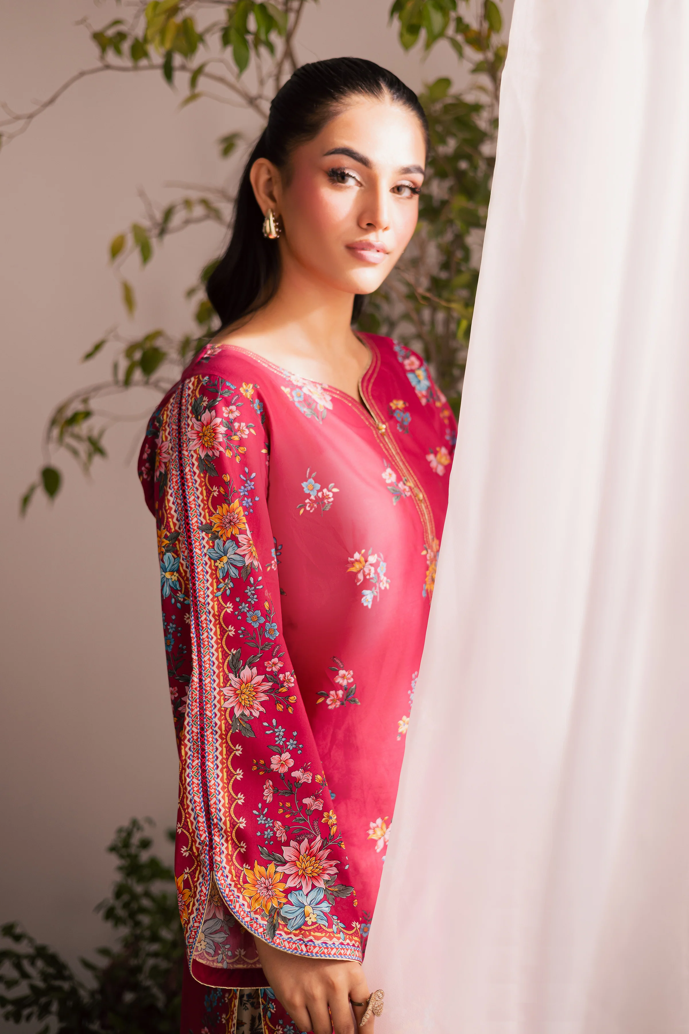 Yeva 2Pc - Printed Lawn Dress - Image 8