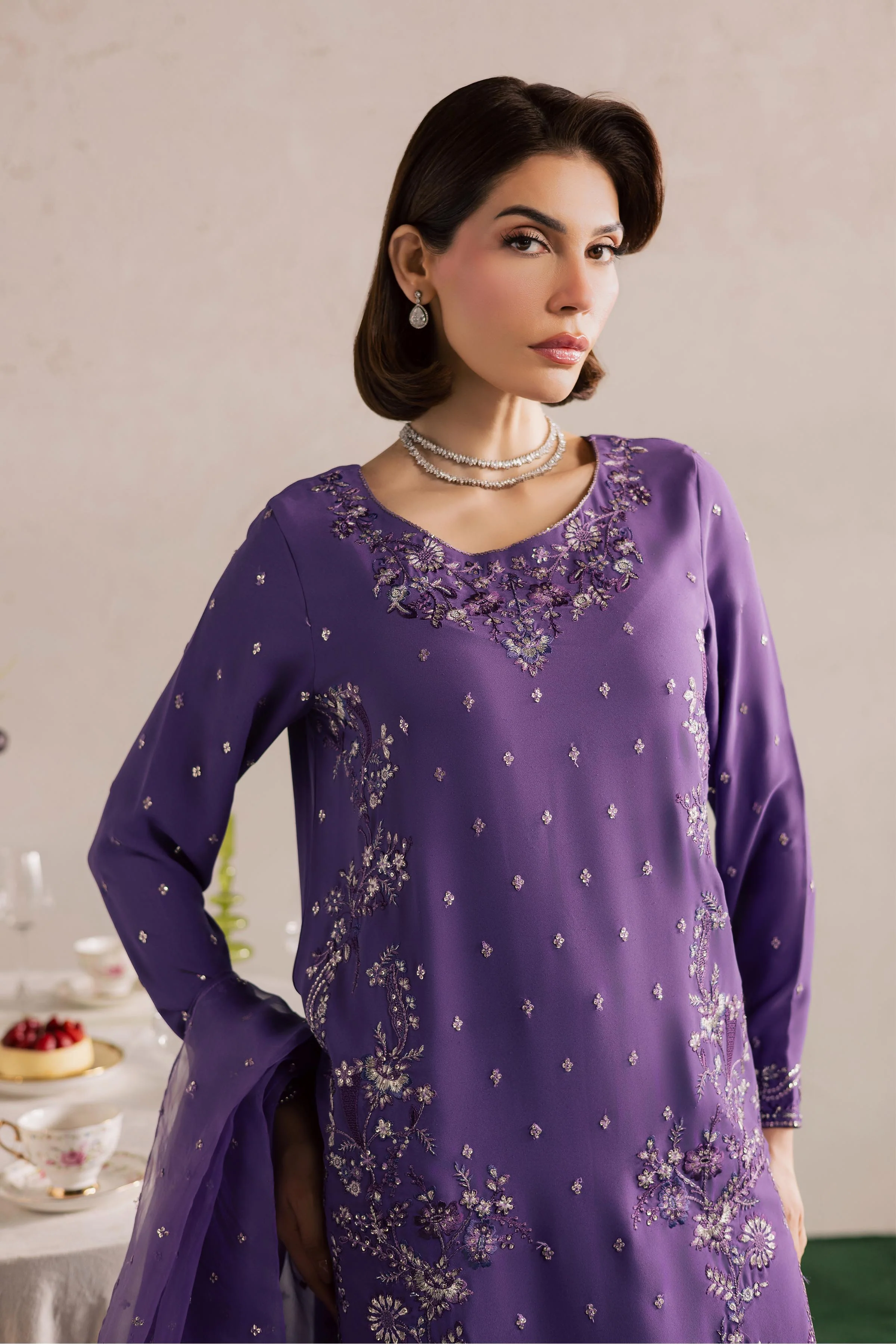 Zareen 3Pc - Festive Luxury Formal - Image 10