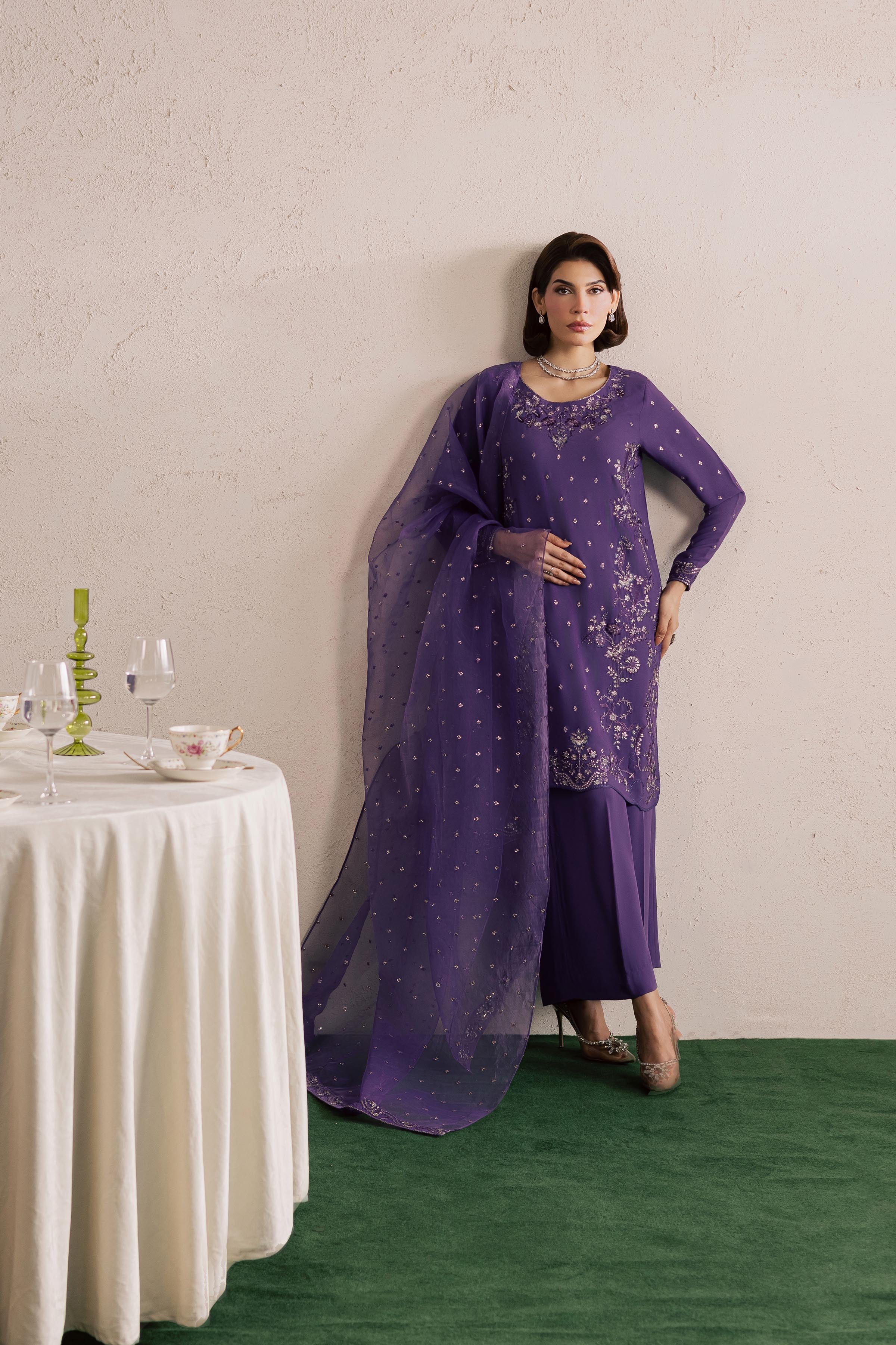 Zareen 3Pc - Festive Luxury Formal - Image 2