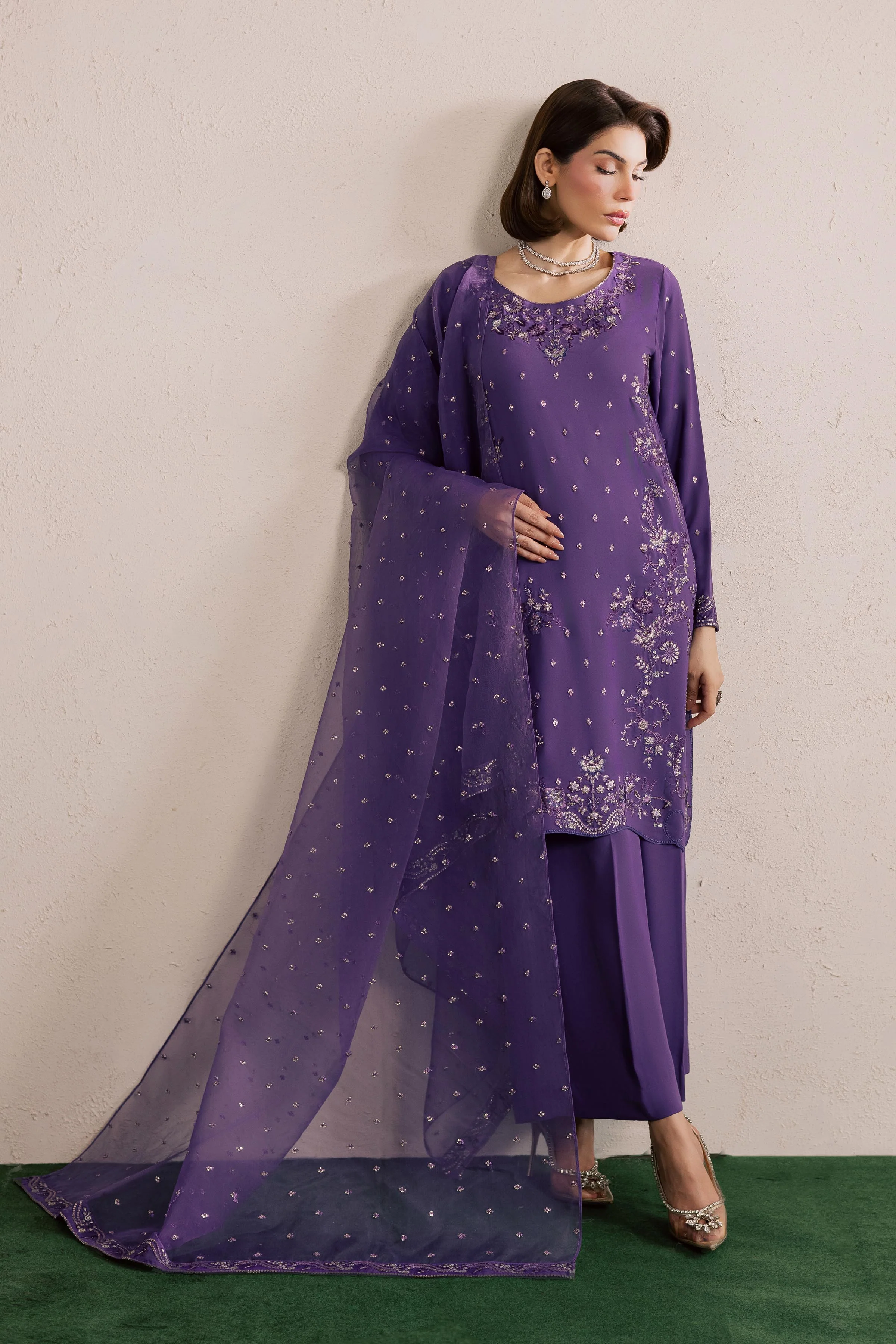 Zareen 3Pc - Festive Luxury Formal - Image 5