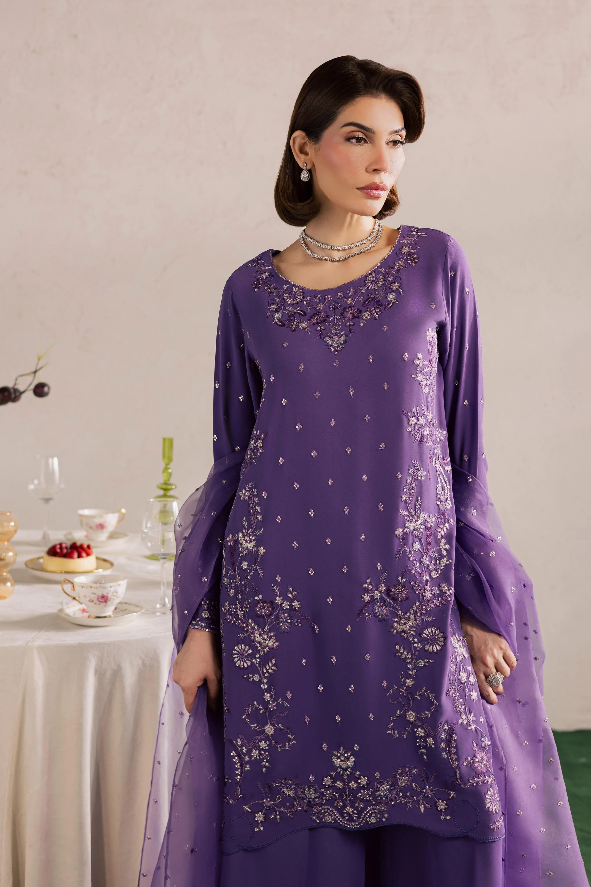 Zareen 3Pc - Festive Luxury Formal - Image 7
