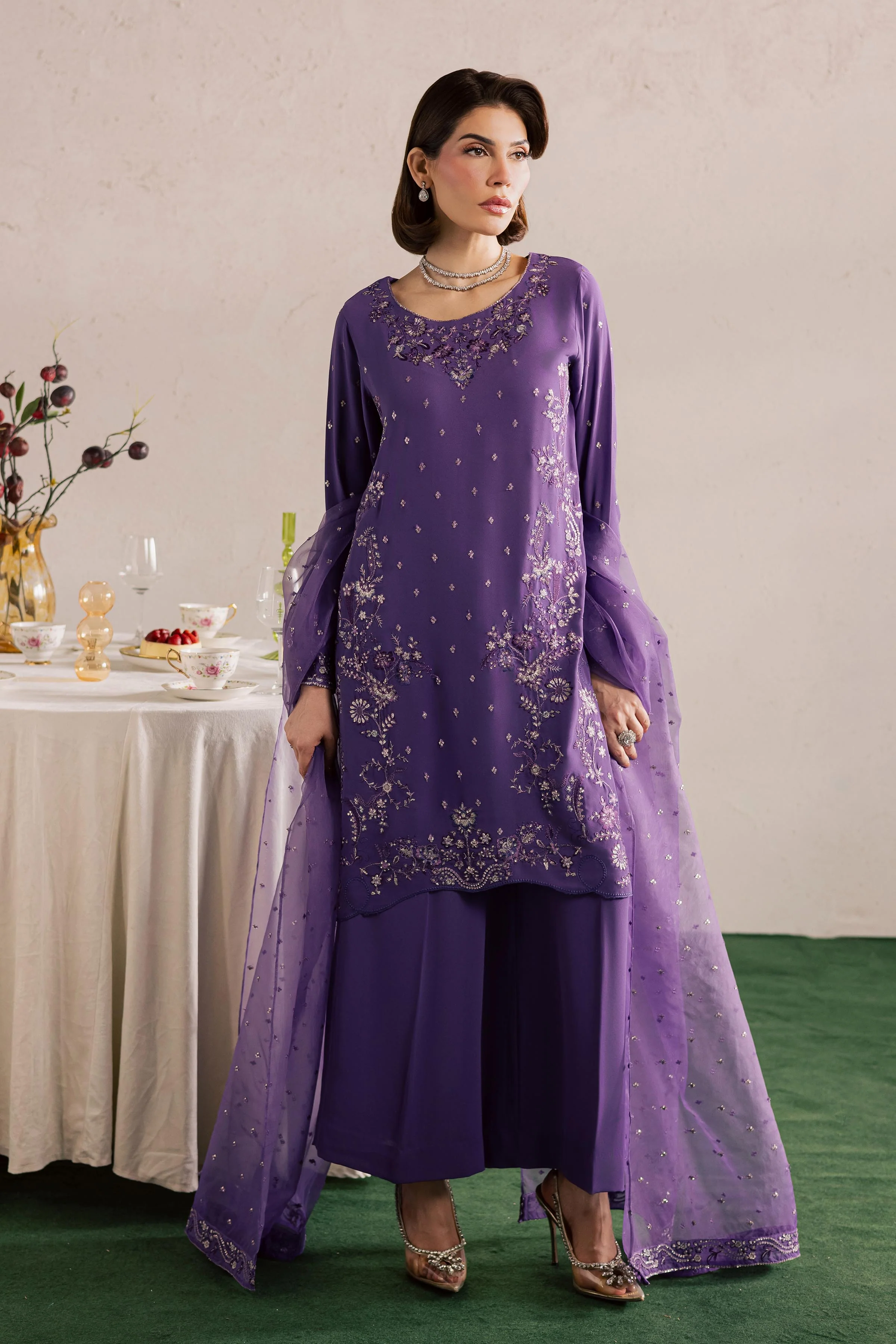 Zareen 3Pc - Festive Luxury Formal - Image 9