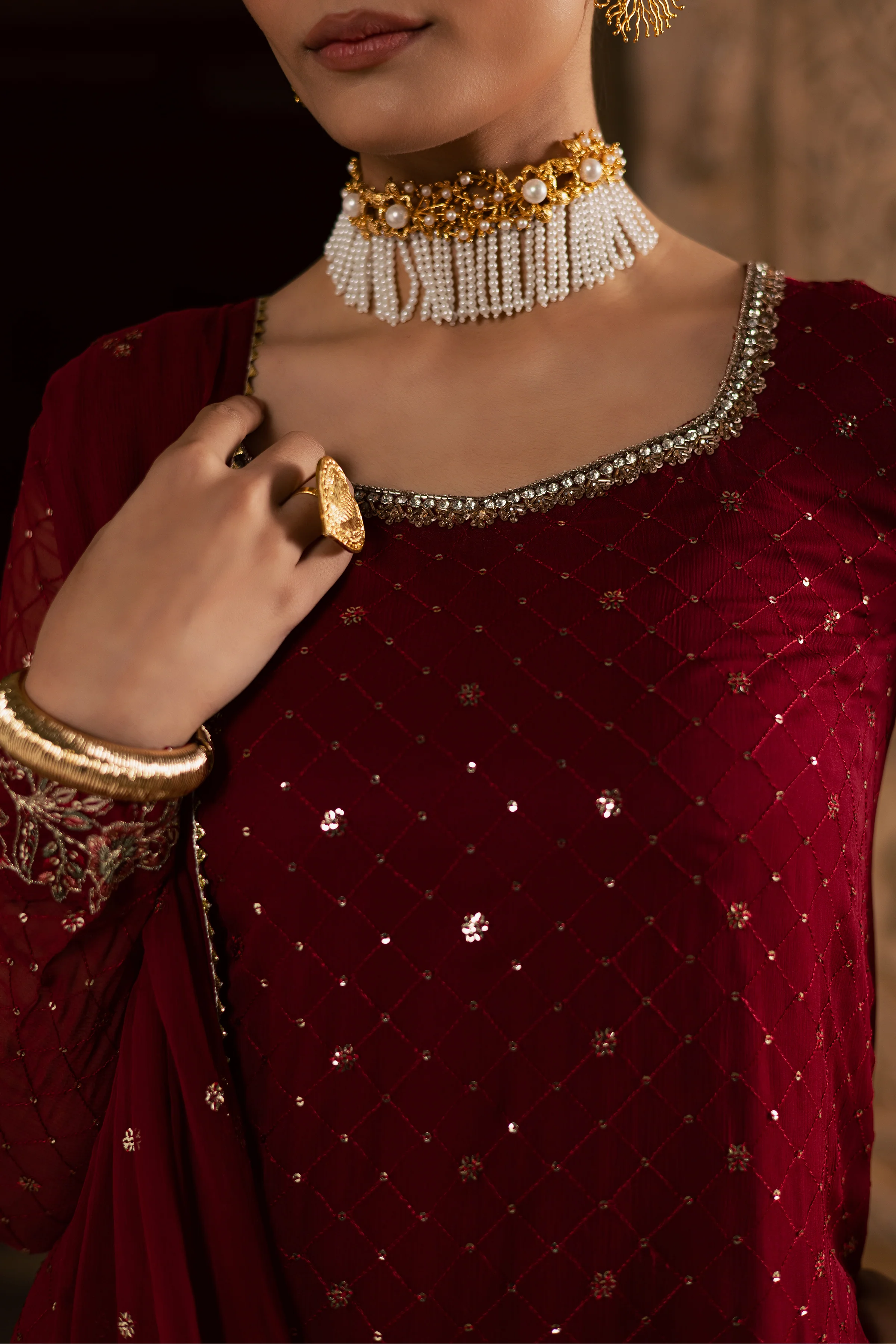 Zarmisha 3Pc - Festive Luxe Pret - Image 7