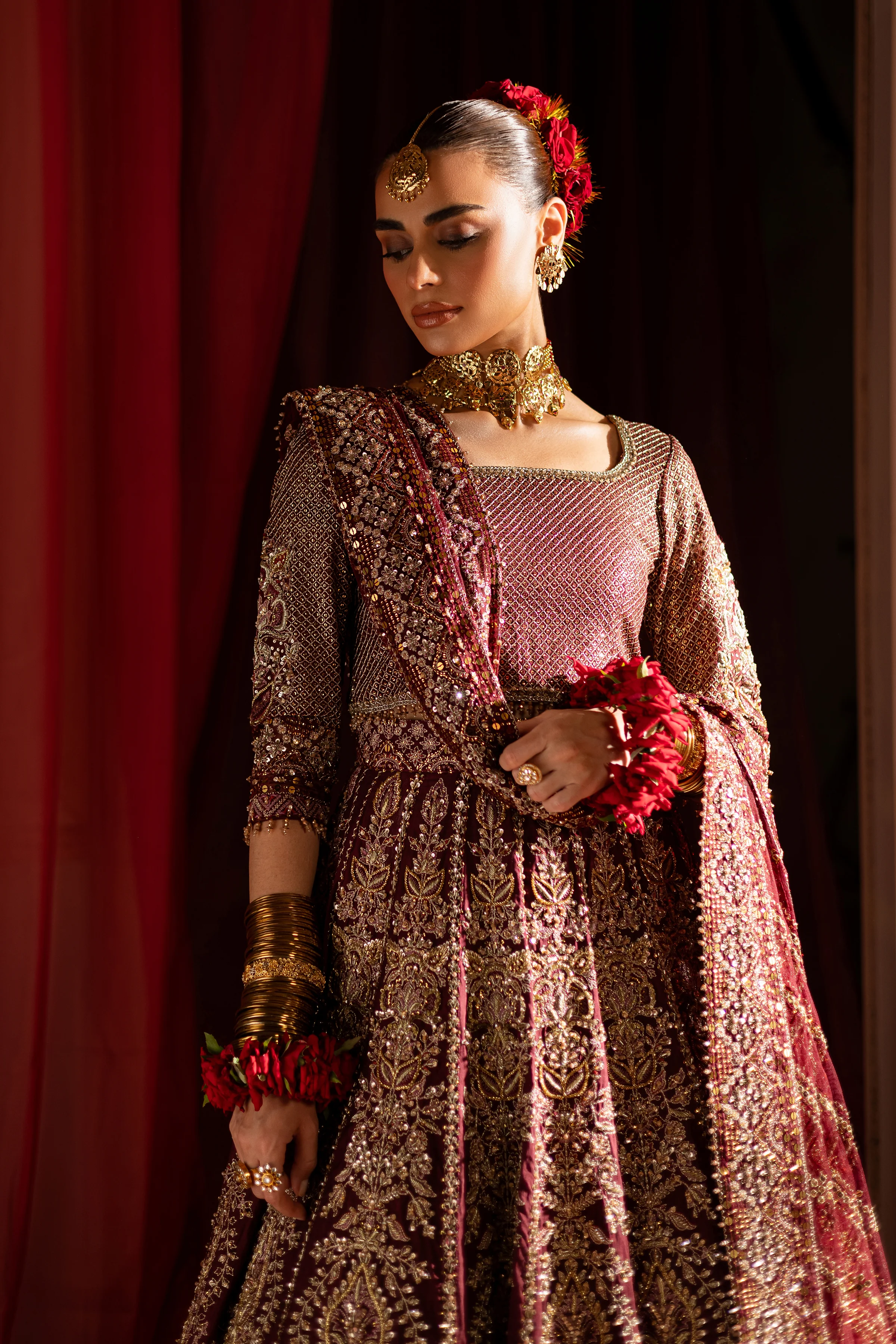 Zarnab 4Pc - Bridal Dress - Image 3