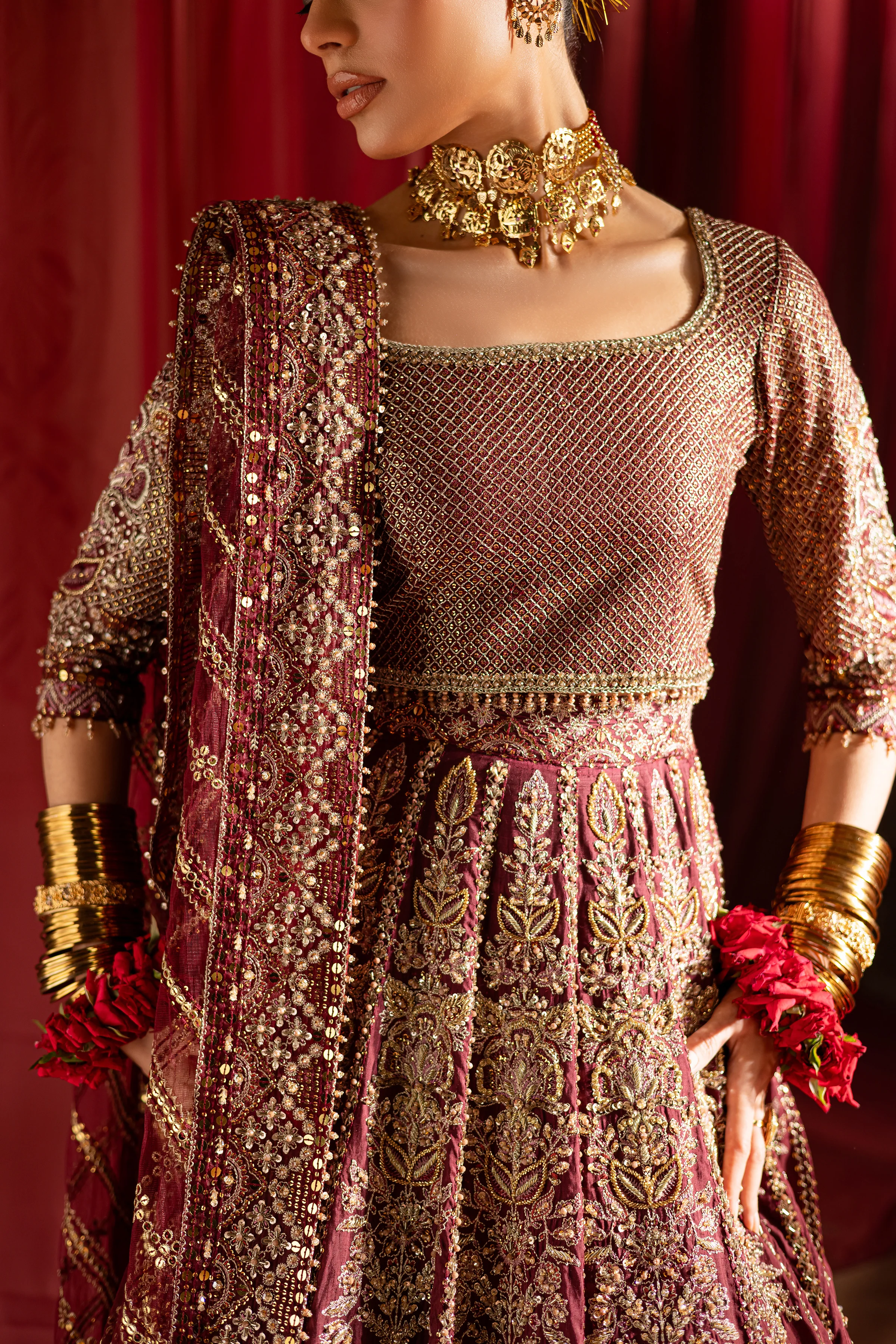 Zarnab 4Pc - Bridal Dress - Image 9
