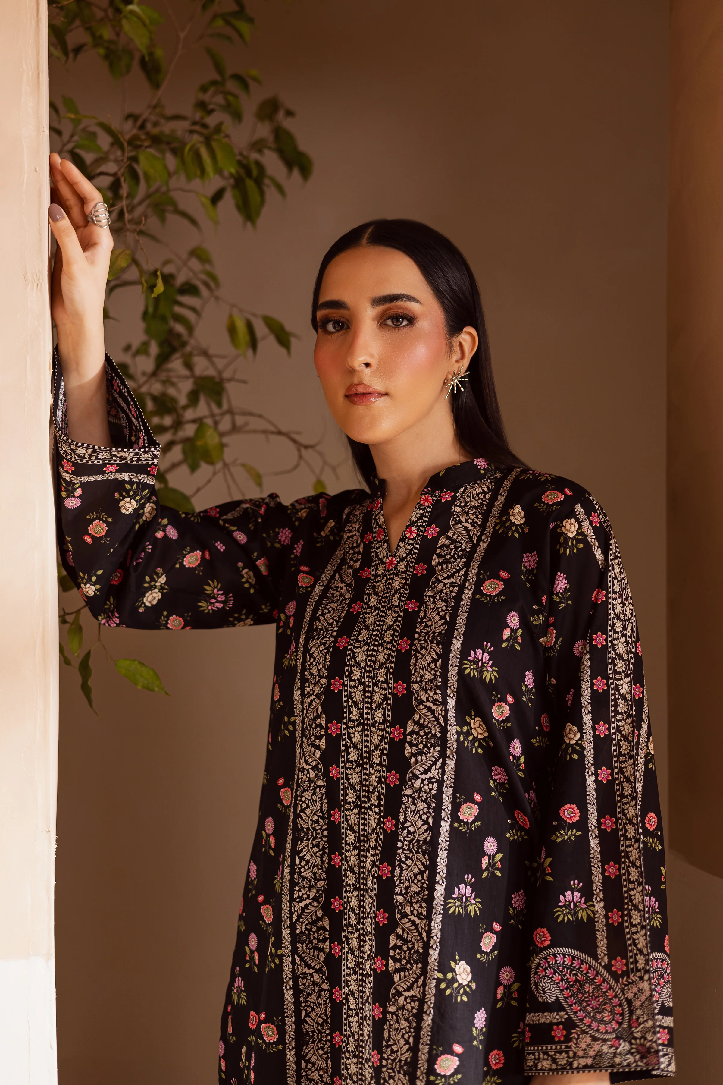 Zavi 2Pc - Printed Lawn Dress - Image 2