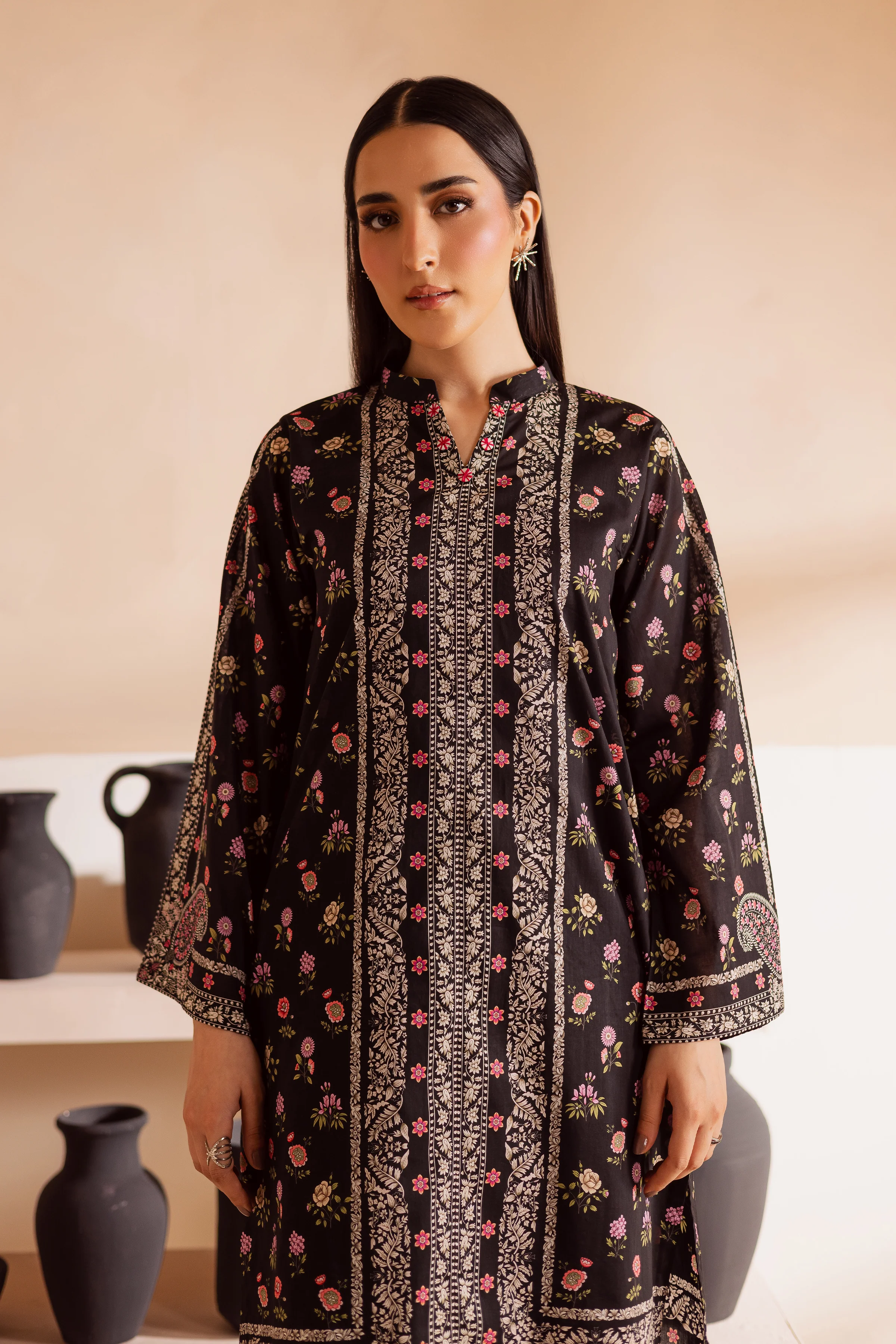 Zavi 2Pc - Printed Lawn Dress - Image 3