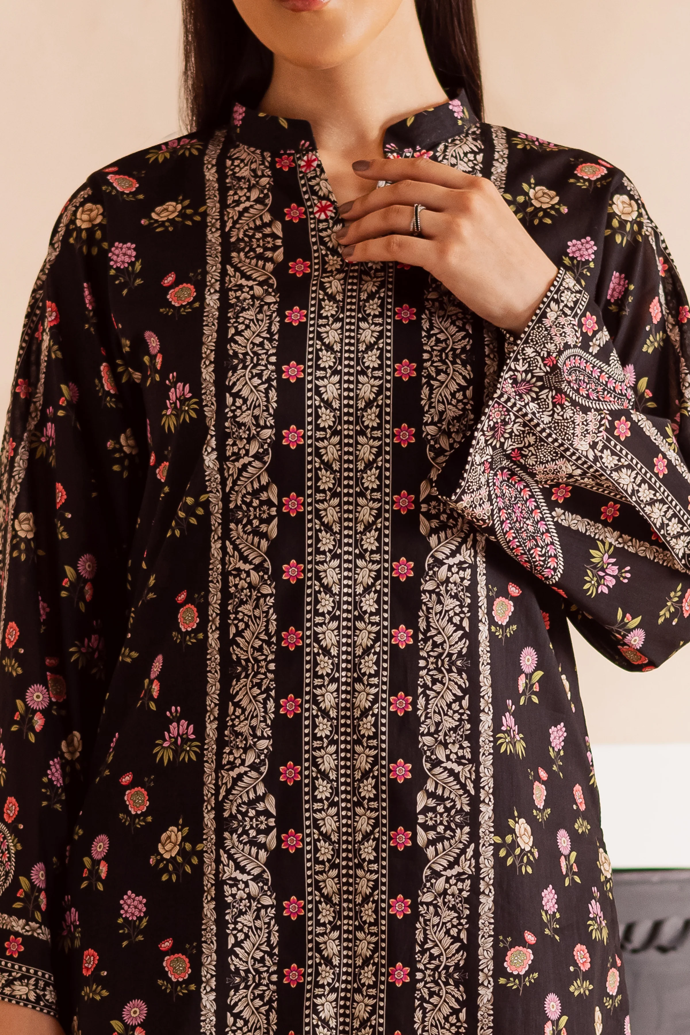 Zavi 2Pc - Printed Lawn Dress - Image 6