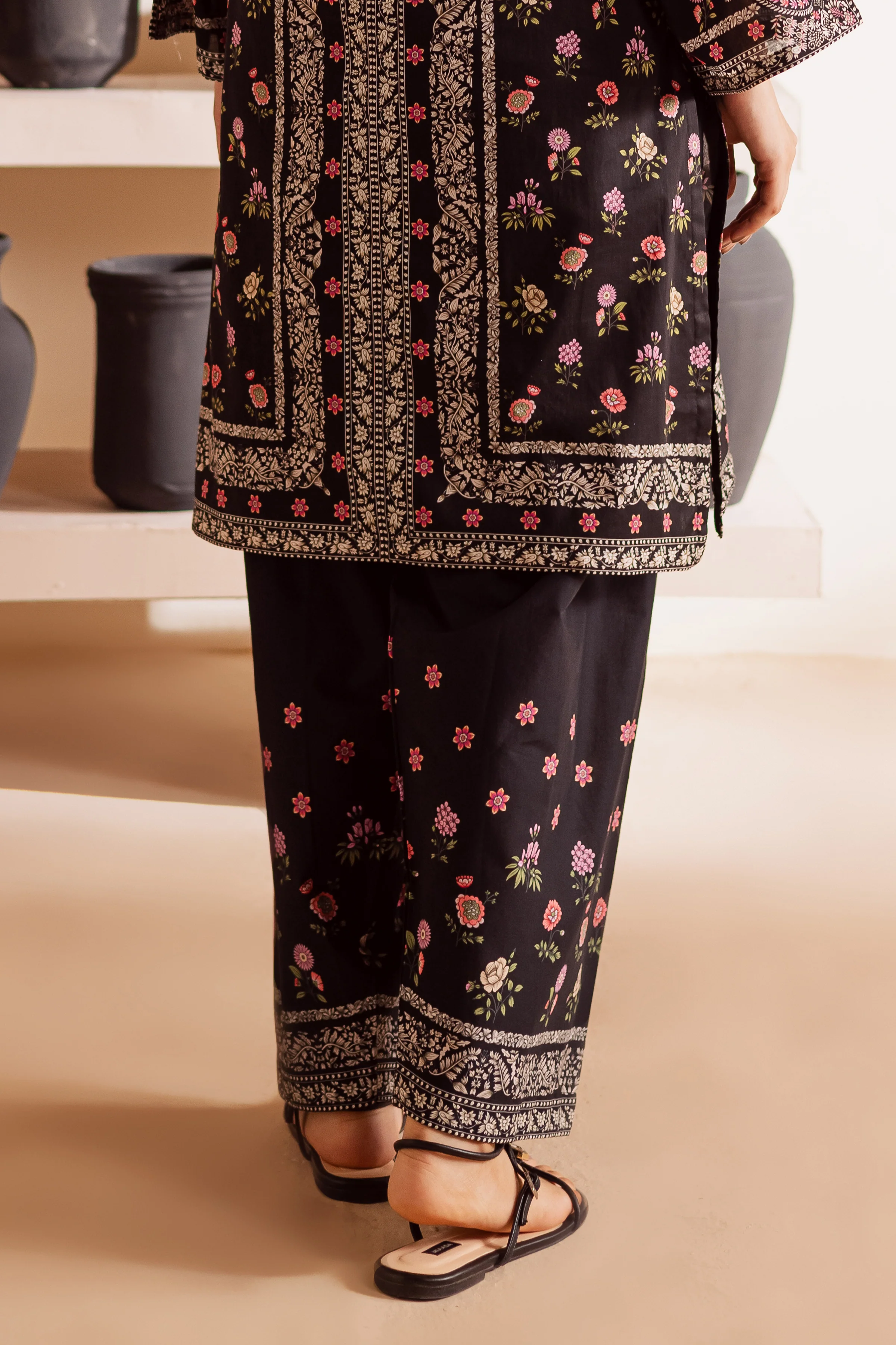Zavi 2Pc - Printed Lawn Dress - Image 7