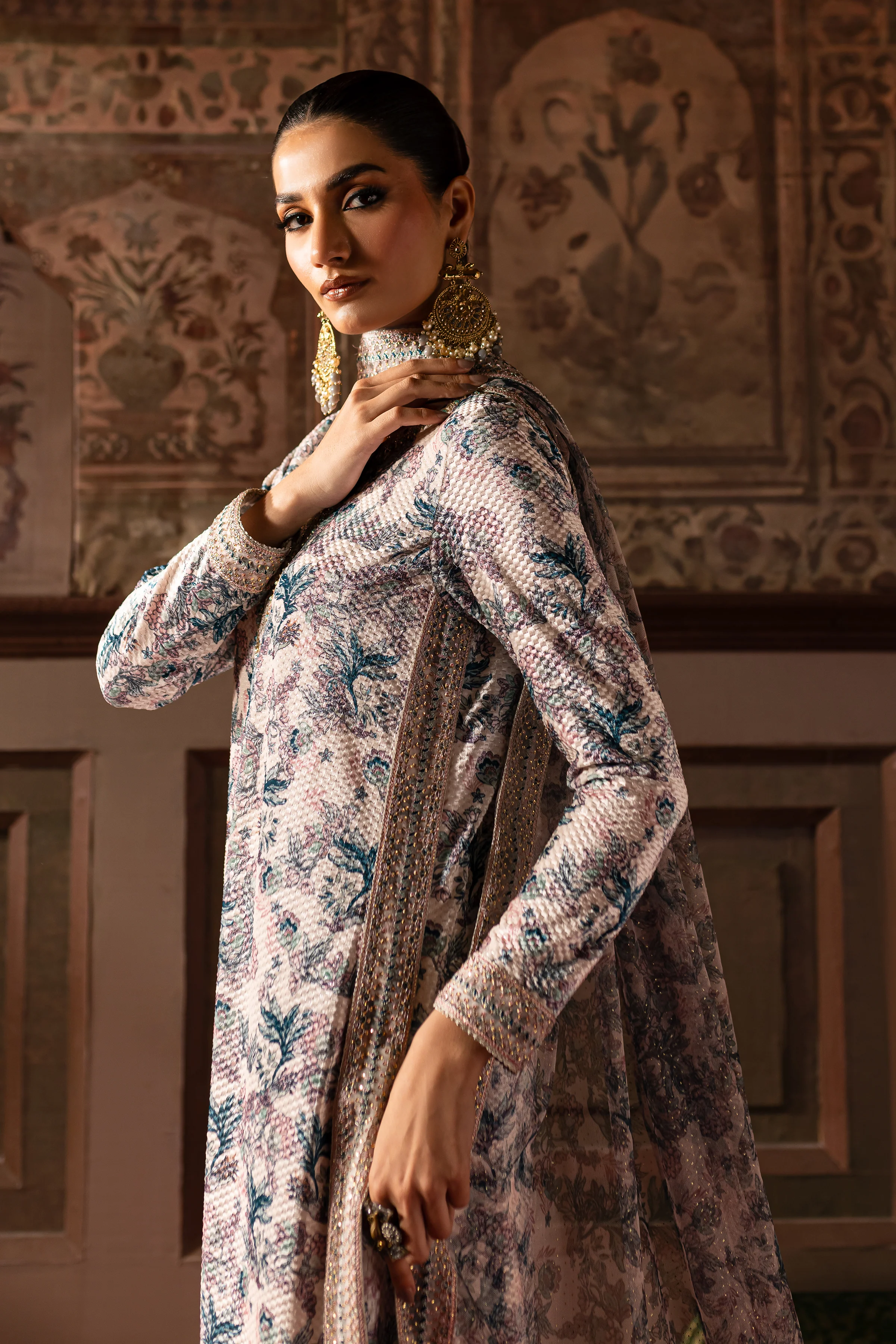 Zebayi 3Pc - Embroidered Luxe Pret - Image 5