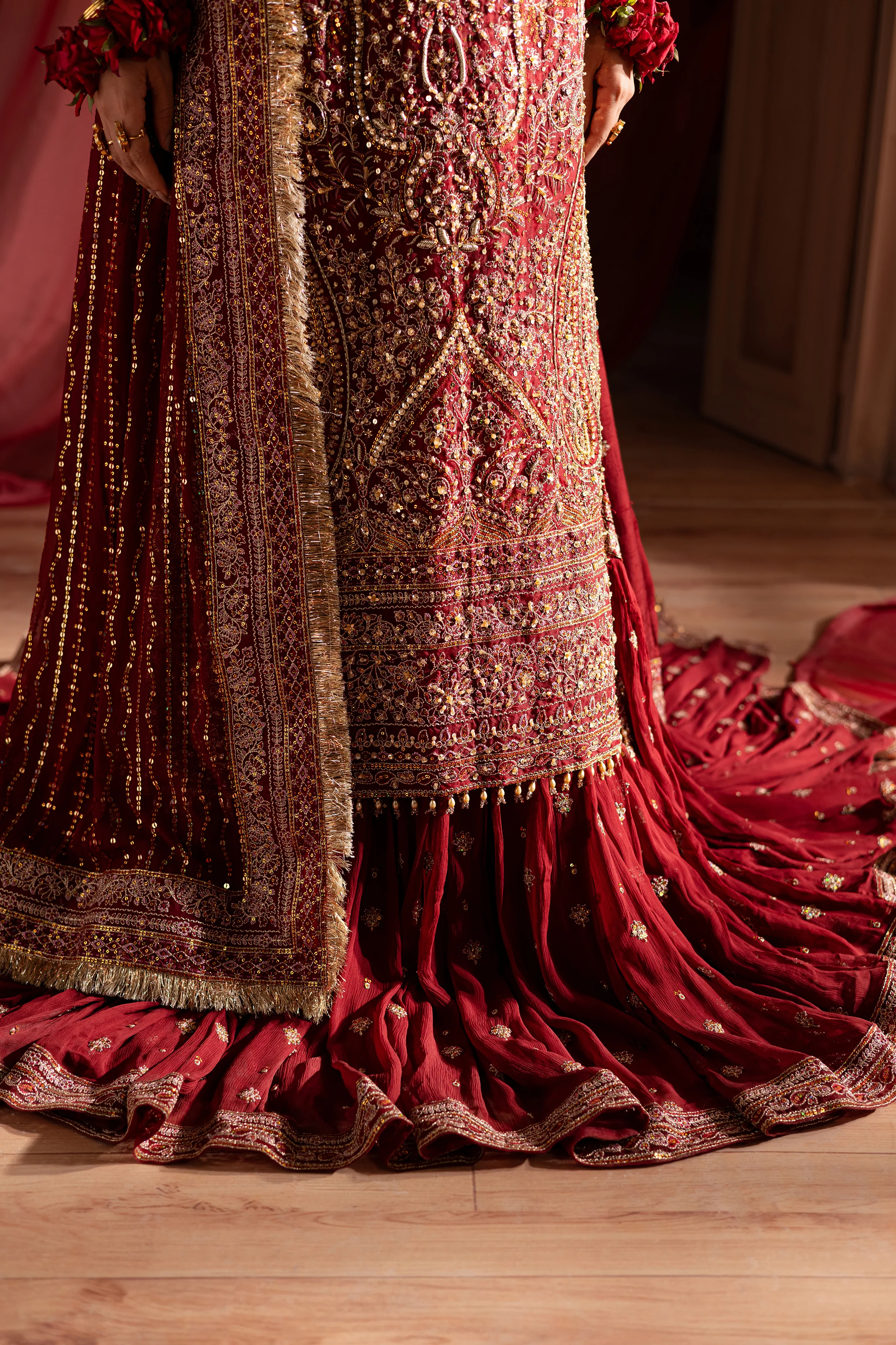Zenara 4Pc - Bridal Dress - Image 8