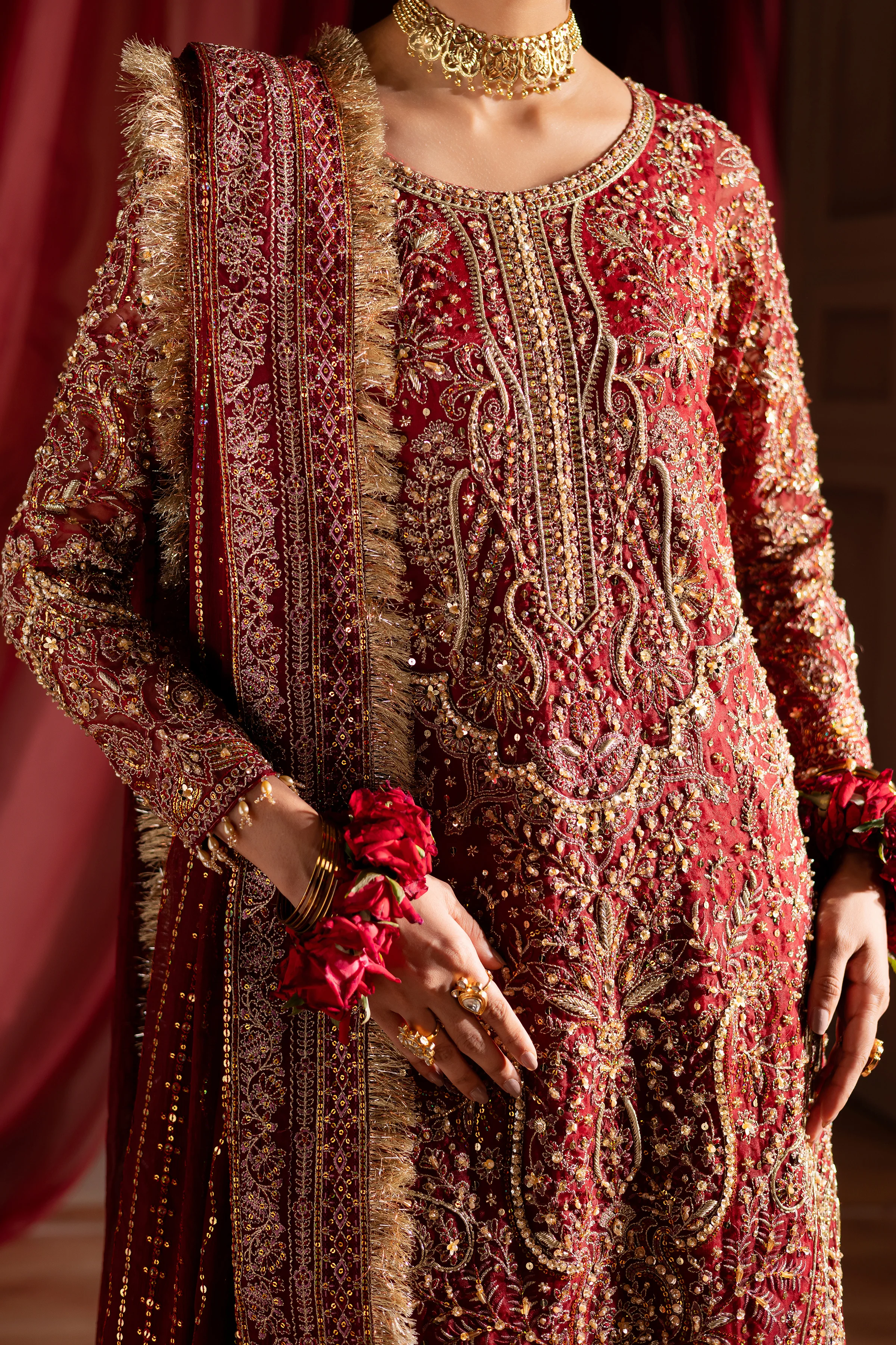 Zenara 4Pc - Bridal Dress - Image 9