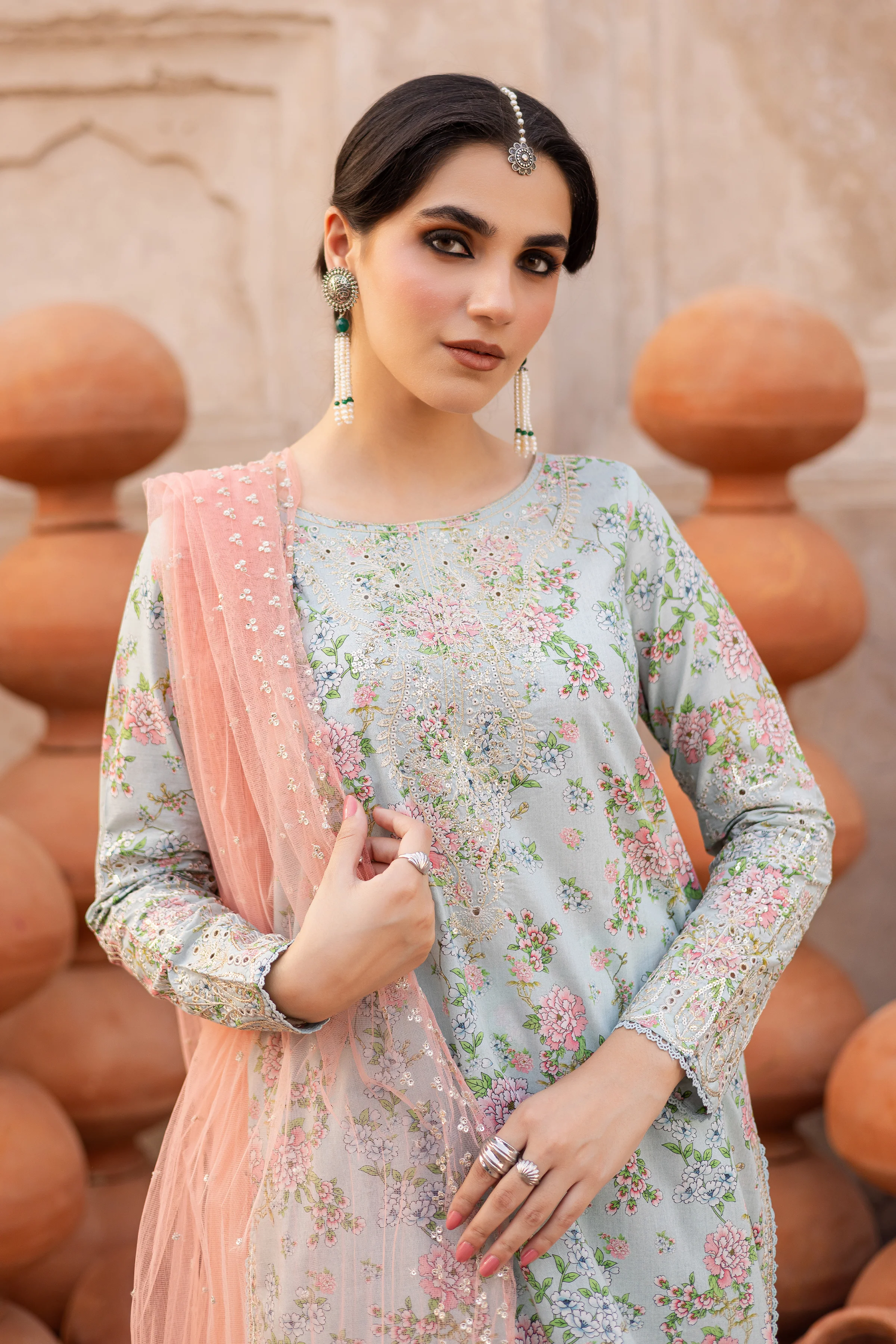 Zerin 3Pc- Printed Lawn Dress - Image 2