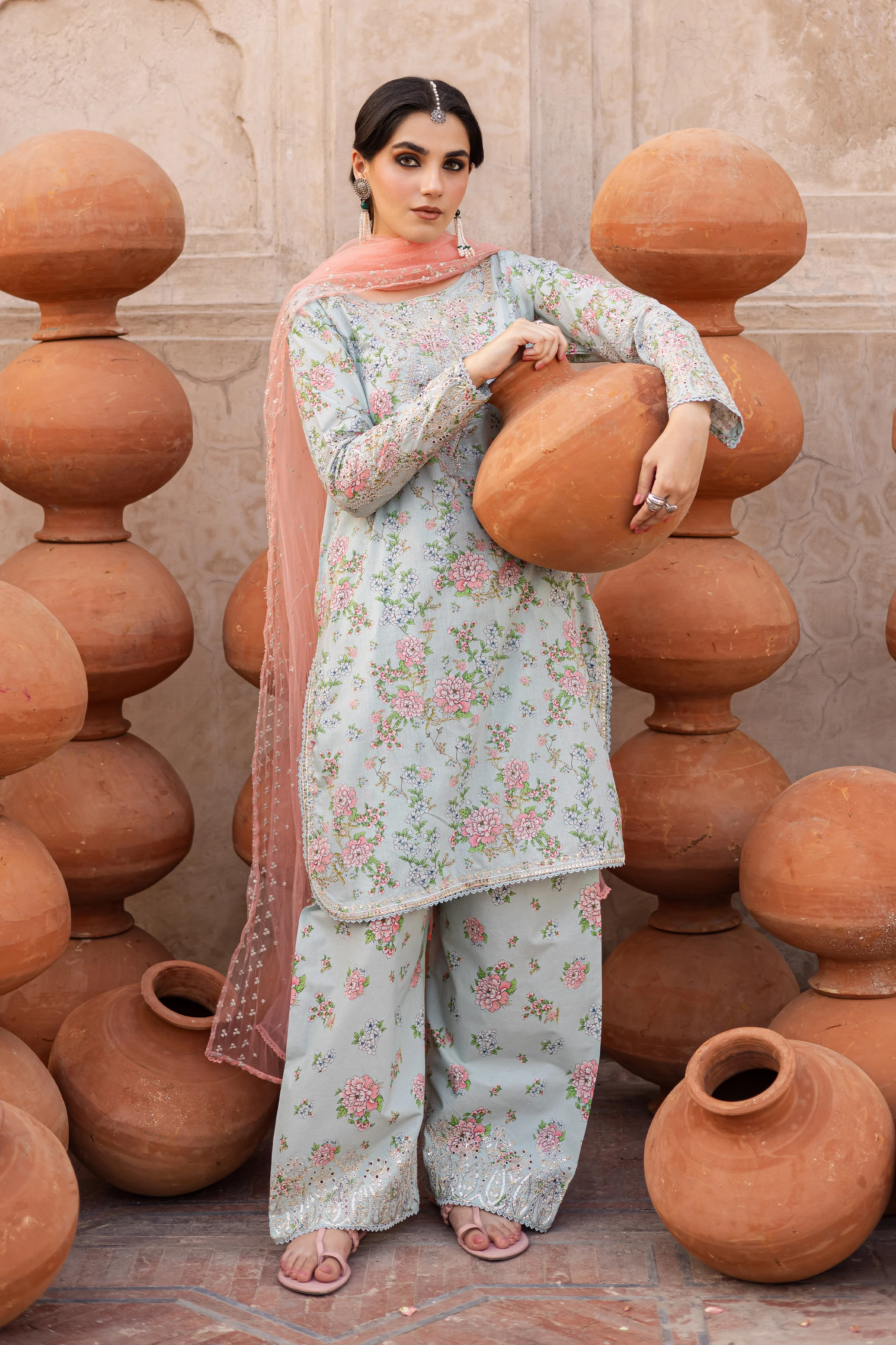 Zerin 3Pc- Printed Lawn Dress - Image 5