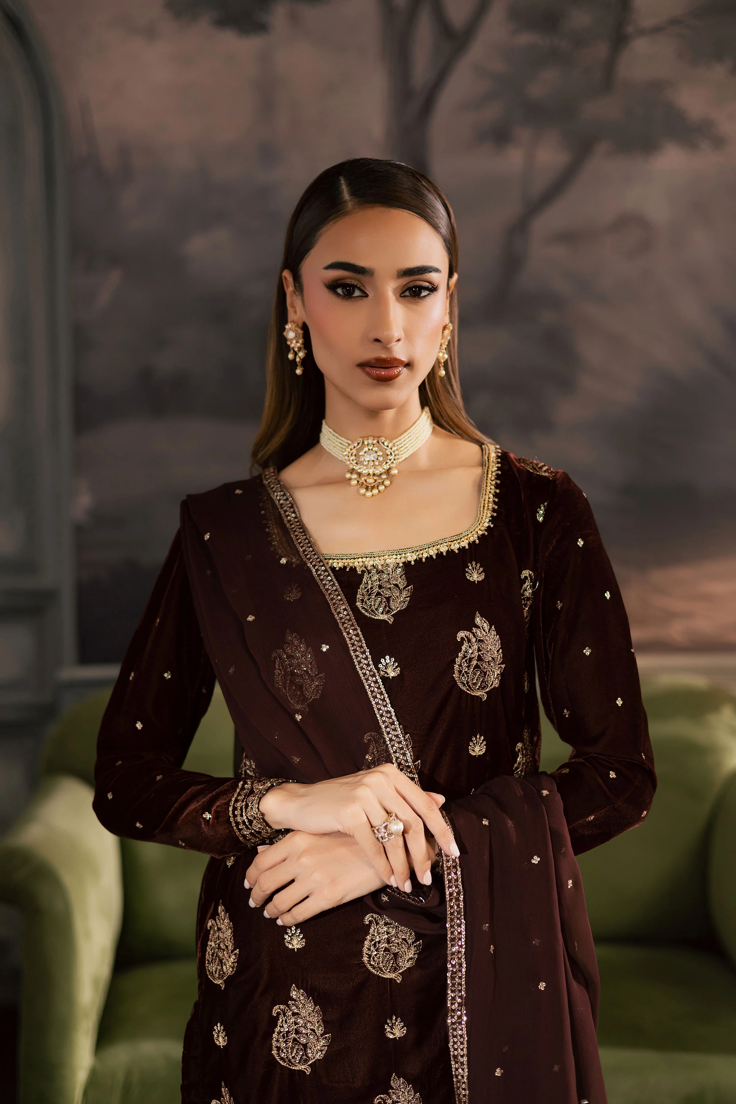 Zircon 3Pc - Velvet Luxe Pret - Image 5