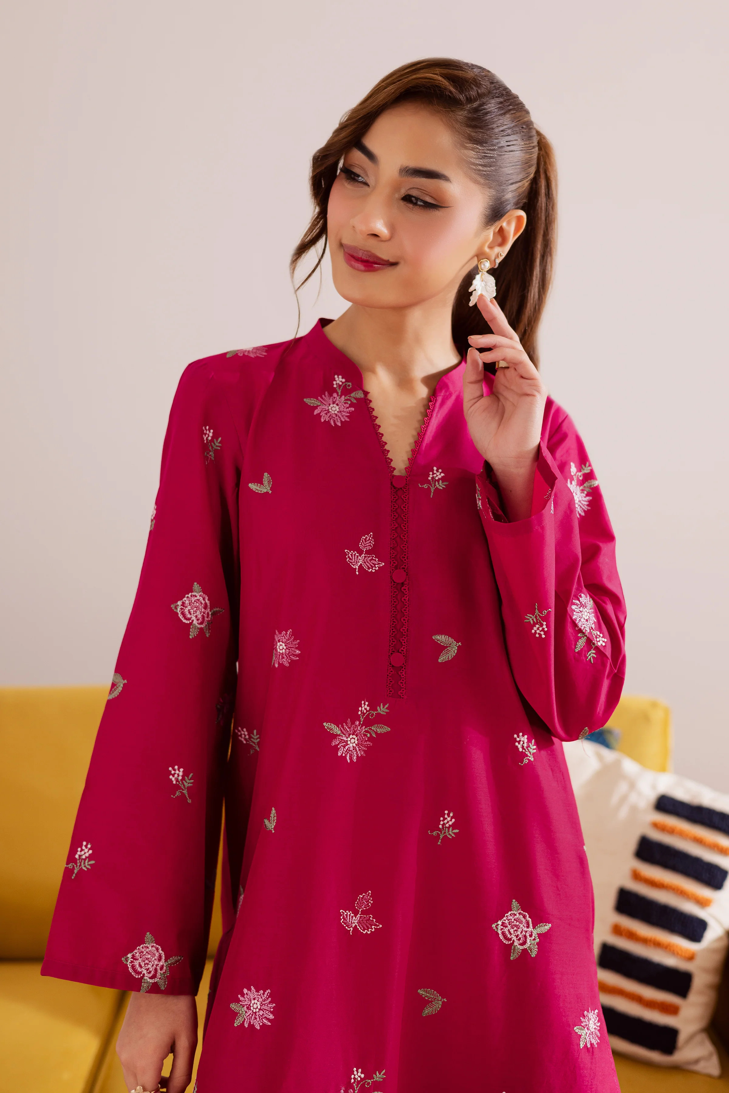 Zylphia 2Pc - Embroidered Casual Pret - Image 3