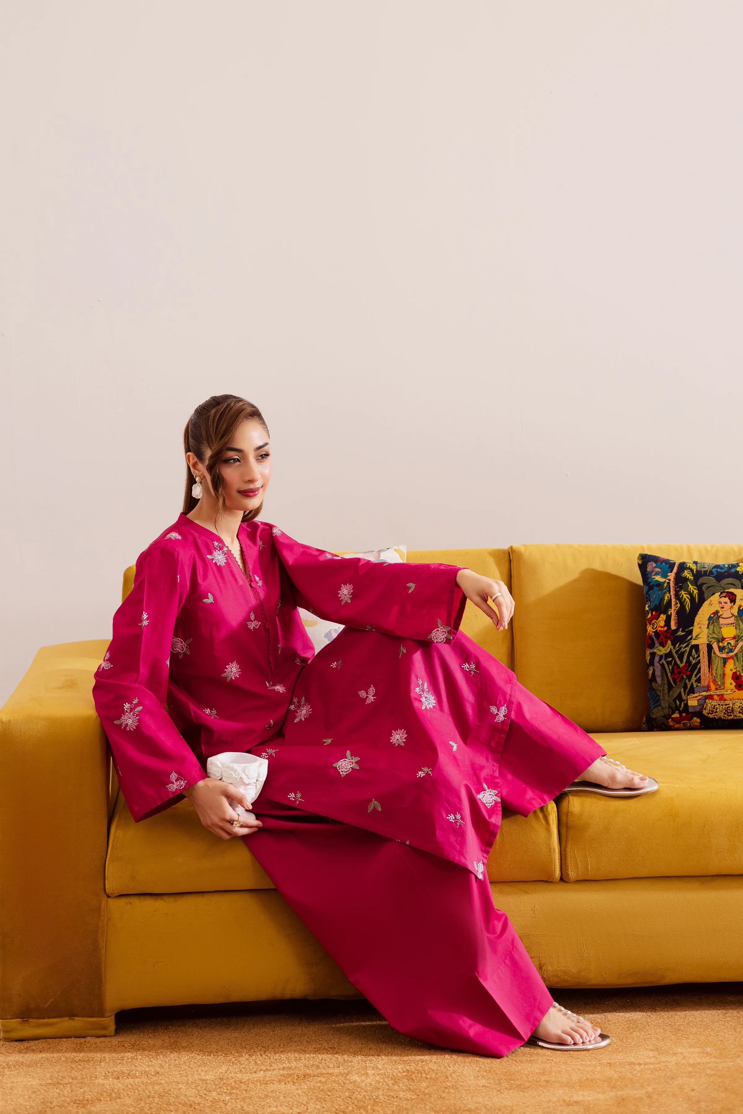 Zylphia 2Pc - Embroidered Casual Pret - Image 4