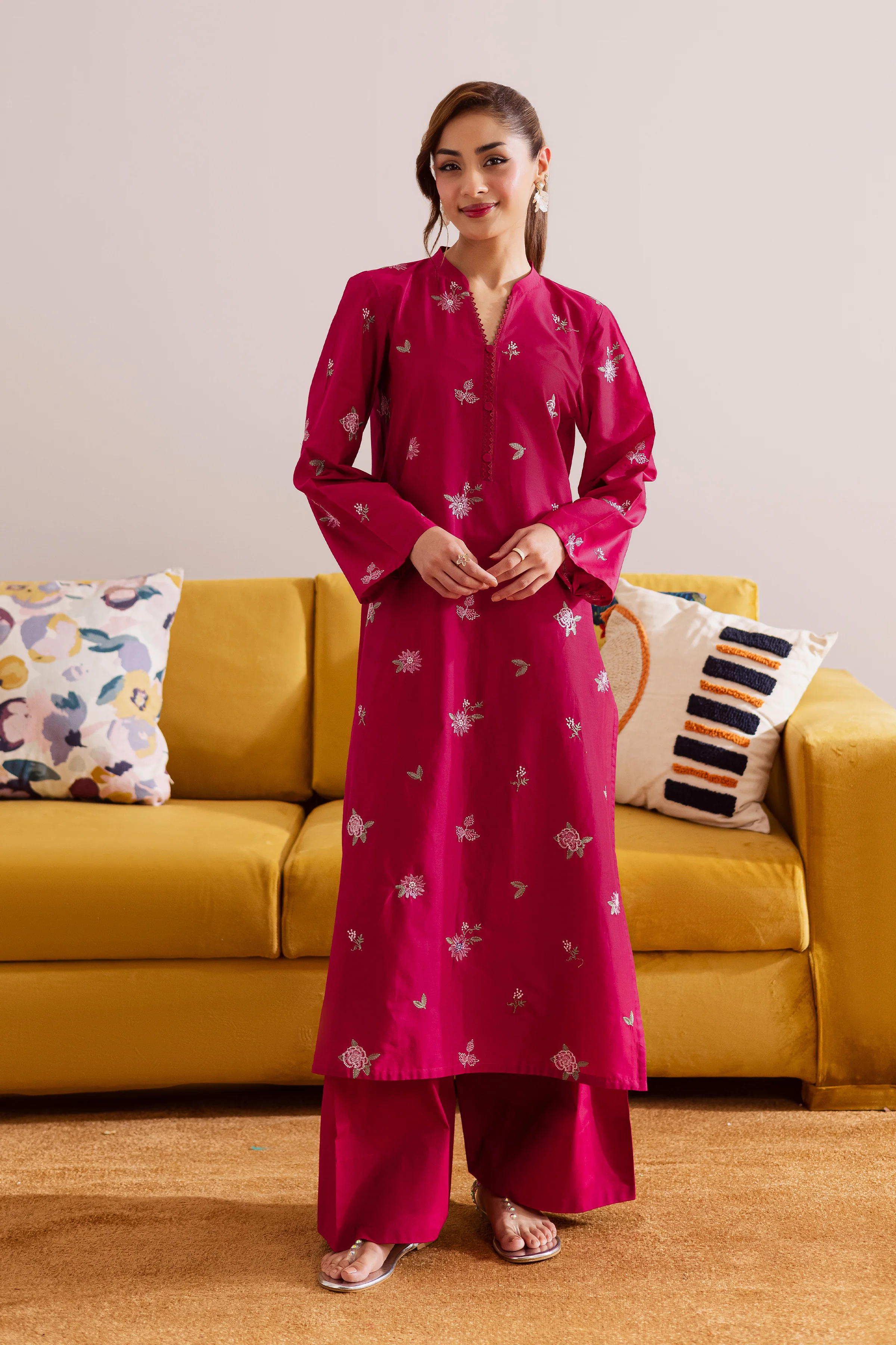 Zylphia 2Pc - Embroidered Casual Pret - Image 5