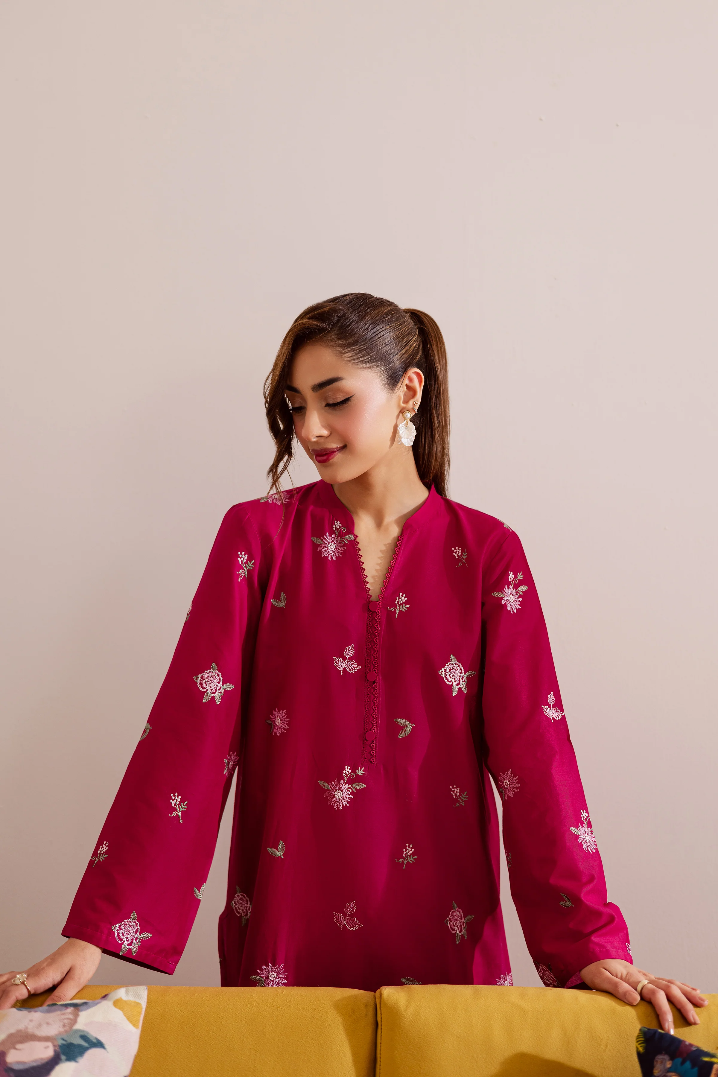 Zylphia 2Pc - Embroidered Casual Pret - Image 7